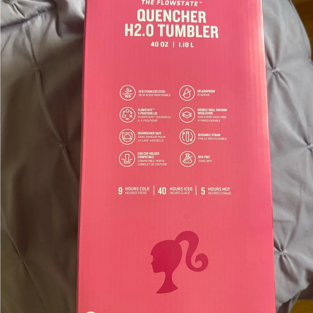 Stanley Quencher Limited Barbie  H2.0 Tumbler in Pink With Stanley Accessories!! - Picture 2 of 9